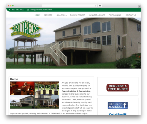 WordPress theme Ample Construction - pupekbuilders.com WordPress theme Ample Construction - pupekbuilders.com