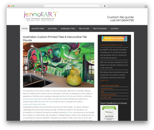 WordPress theme Catalyst - jennoliart.com.au