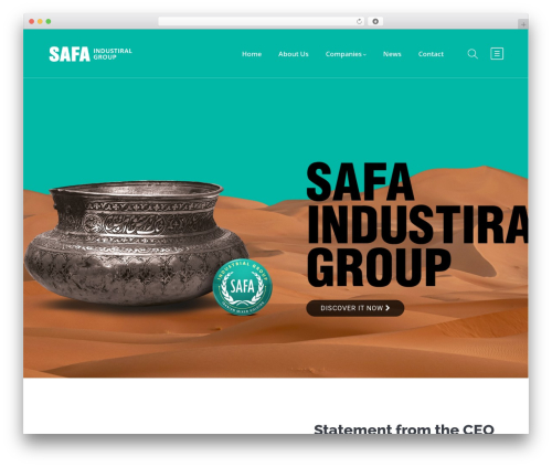 WordPress theme Octavian - safaindustrialgroup.com