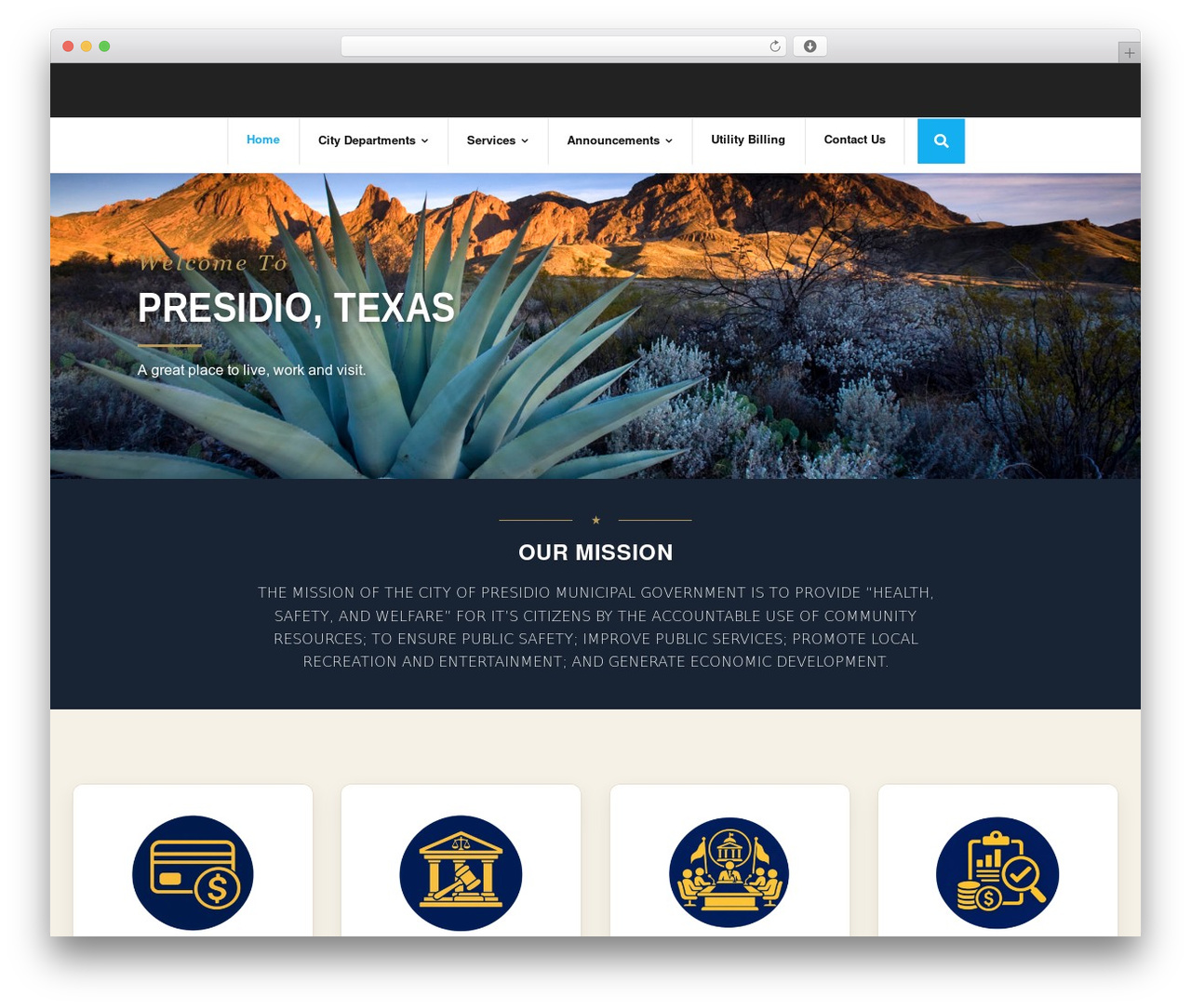 WordPress theme Shuttle - presidiotx.us
