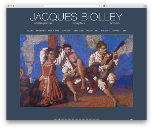 WordPress theme Theme jacques_biolley - jacquesbiolley.ch