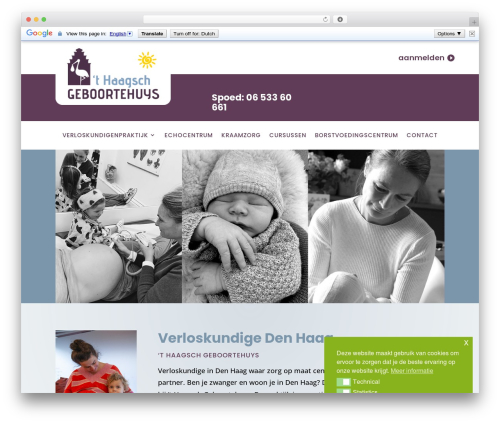 Beautiful and responsive cookie consent addon WordPress plugin - haagschgeboortehuys.nl