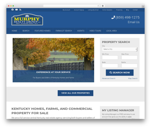 Equity WordPress website theme - murphyrg.com