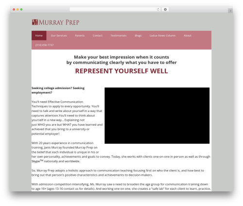 Executive Pro Theme top WordPress theme - murrayprep.com