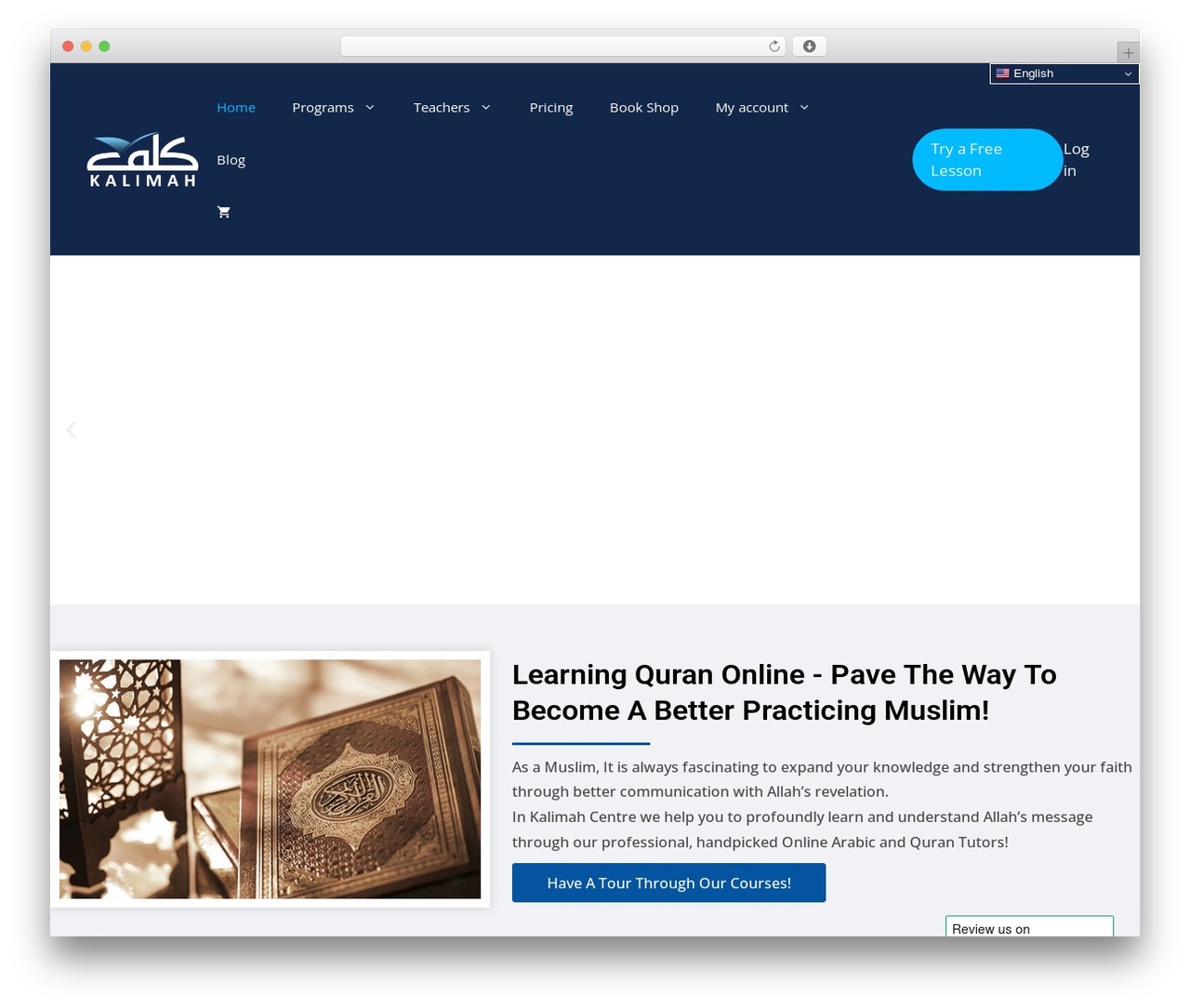 GeneratePress Child theme WordPress - kalimah-center.com