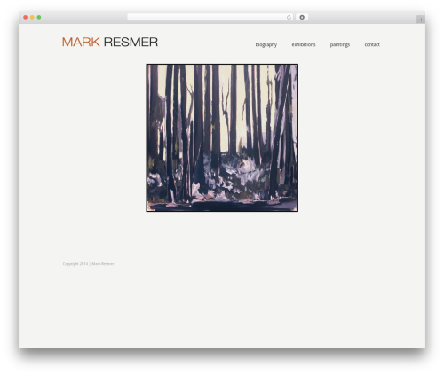 Haze WordPress theme - markresmer.com