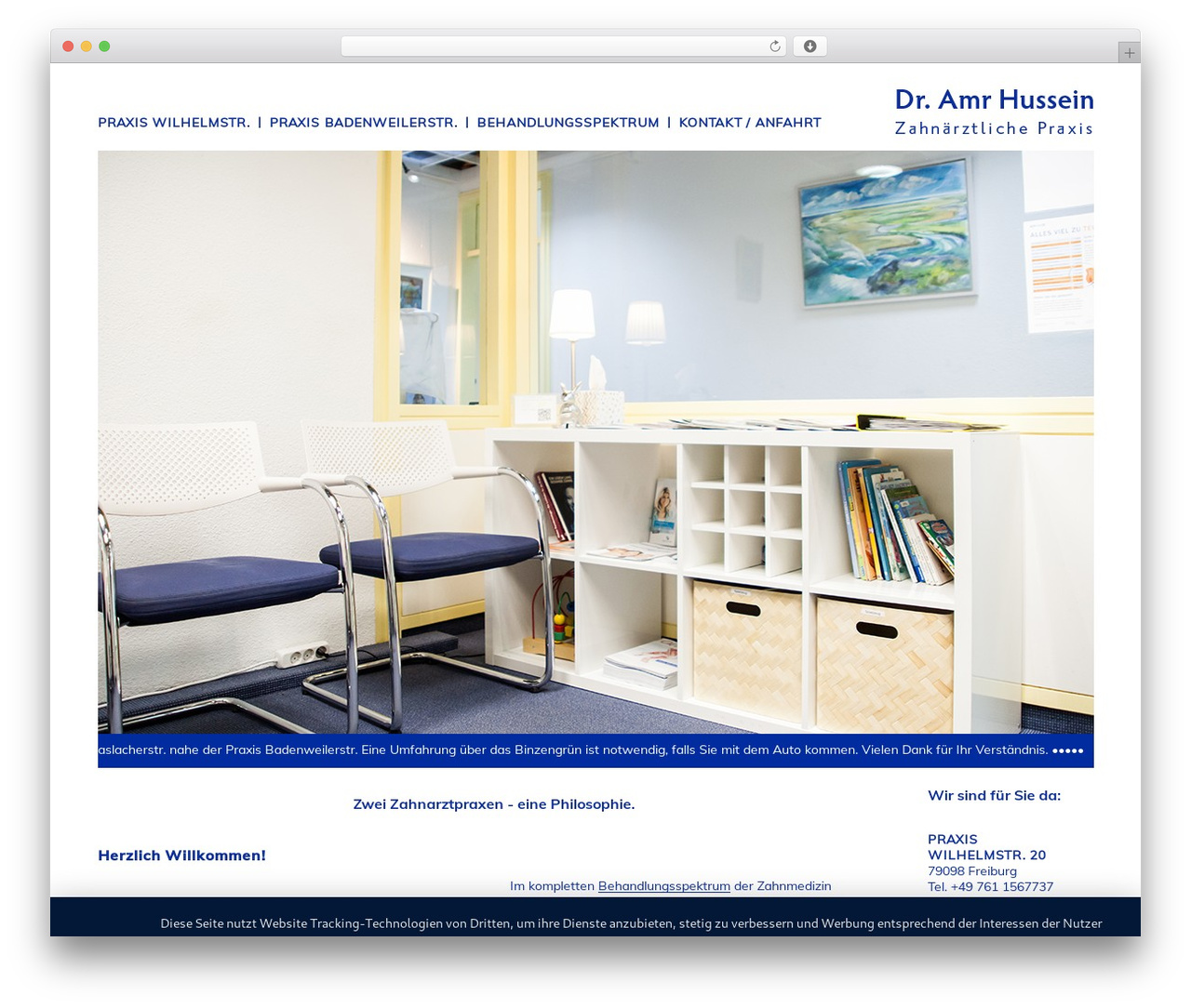 hussein WordPress theme design - dr-hussein.com