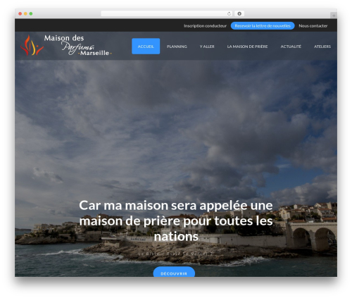 Jupiter theme WordPress - maisondeprieremarseille.com