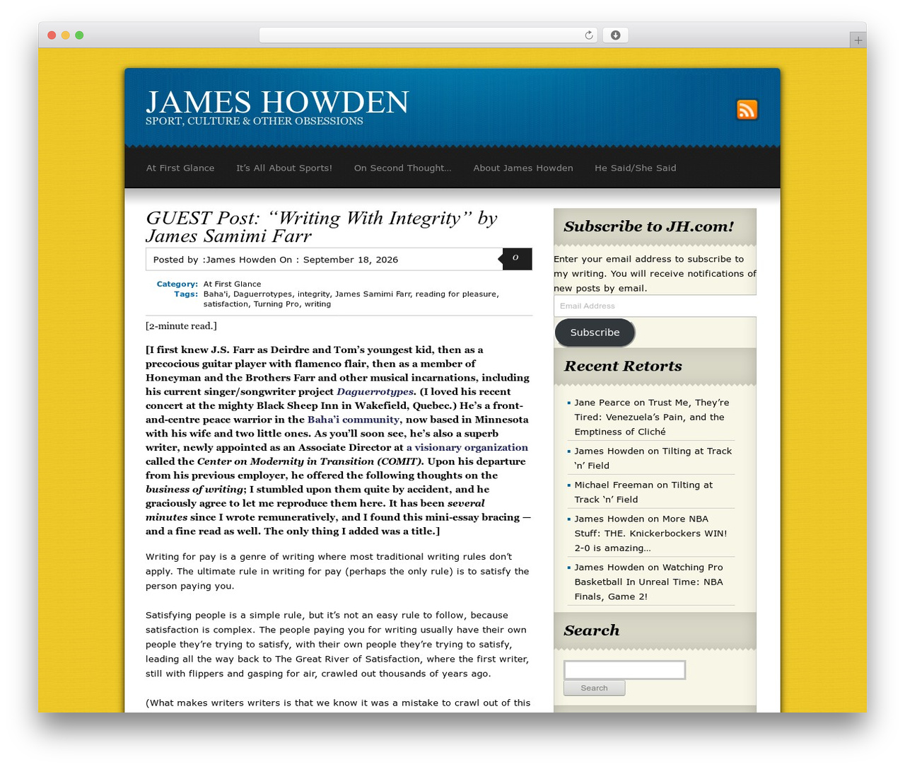 papyrus WordPress theme - jameshowden.com papyrus WordPress theme - jameshowden.com