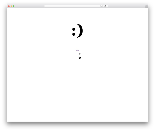 Single Serving Site WordPress theme - libbybounds.co.uk
