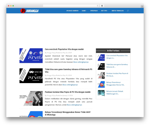 Superfast theme WordPress - ikirangga.com
