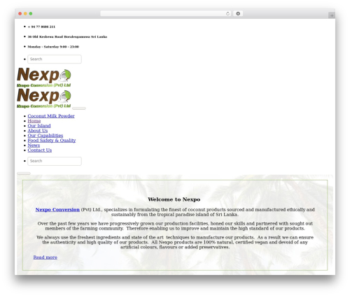 Theme WordPress Chaitan - nexpoextracts.com