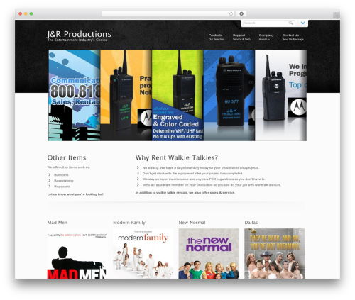 Theme WordPress DynamiX - jandrprods.com