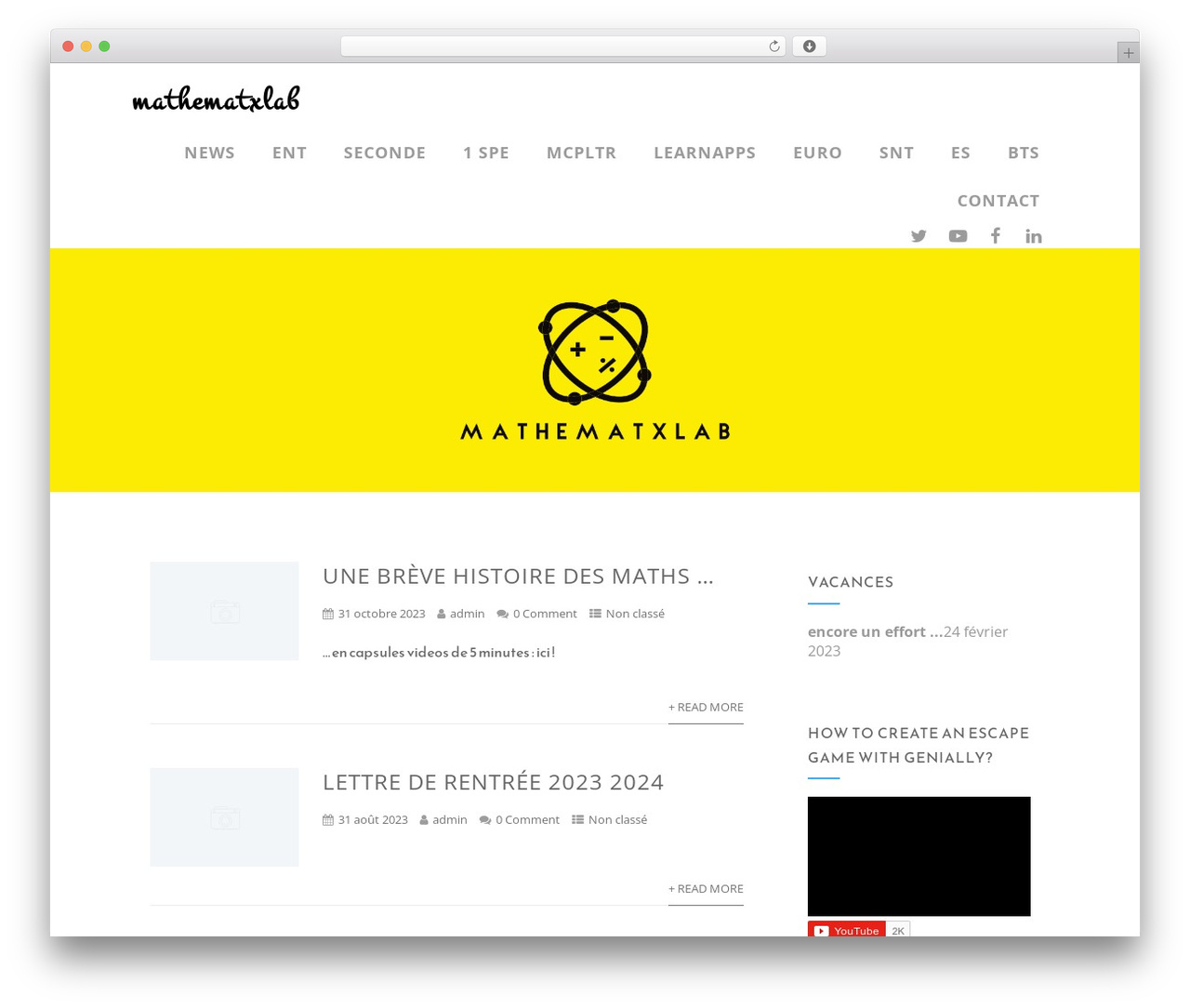 Theme WordPress Optimizer - mathematxlab.com/fr Theme WordPress Optimizer - mathematxlab.com/fr