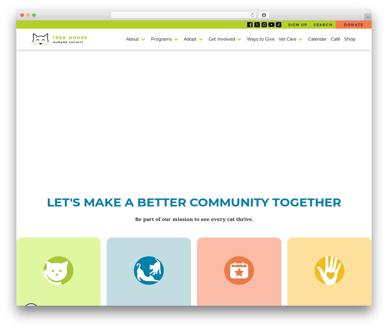 Theme WordPress thhs - treehouseanimals.org