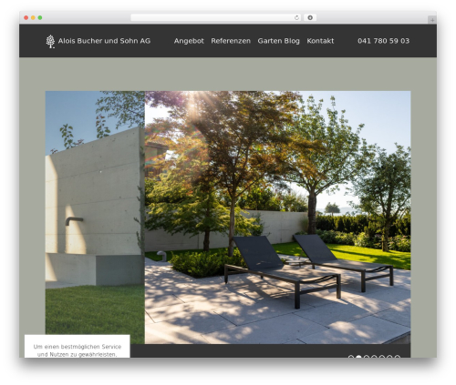 Web Friends Theme WordPress theme - gartenbau-bucher.ch