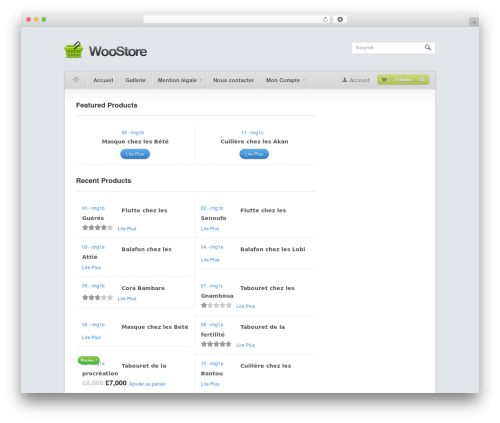WooStore WordPress theme - montonkoui.com