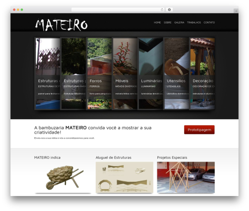 WordPress theme Mandrake - mateiro.com.br