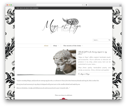 WordPress theme Maya Shop - maya-ot-raya.com