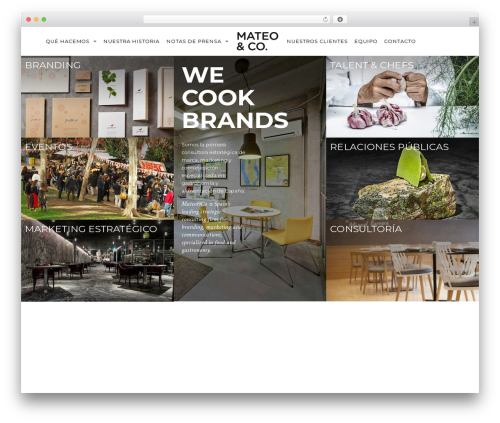 WordPress website theme Essence - mateoandco.es