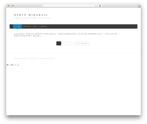 Expound WordPress gallery theme - mirabail.fr