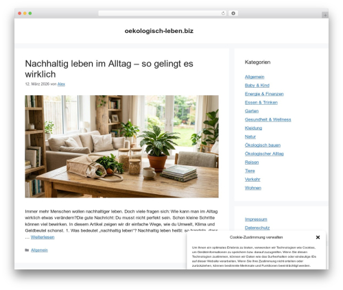 Asverein WordPress plugin - oekologisch-leben.biz