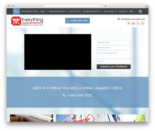 ManiaFramework WP theme - phoenixcaraccident.com
