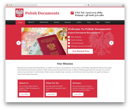 Respondjs WordPress plugin - polishdocuments.com