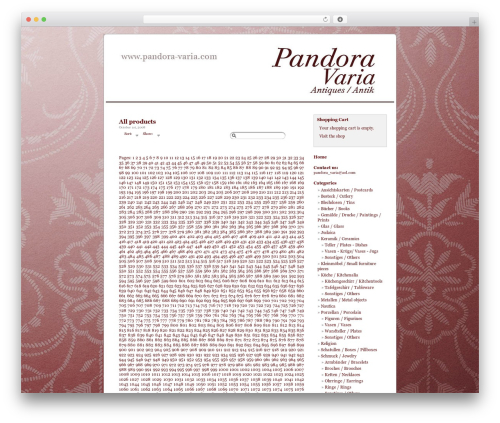 Wp shopping cart WordPress plugin - pandora-varia.com