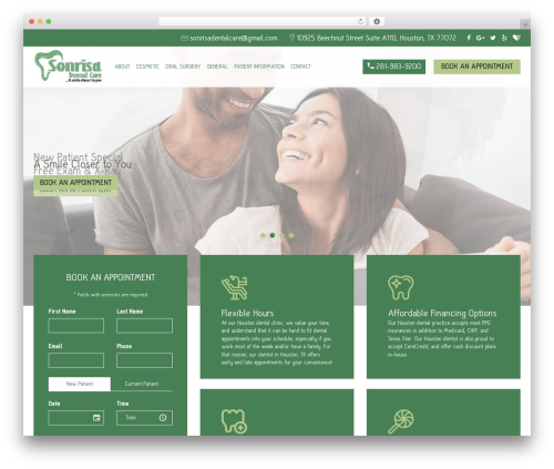 theme3 WordPress theme - sonrisadentalcare.com