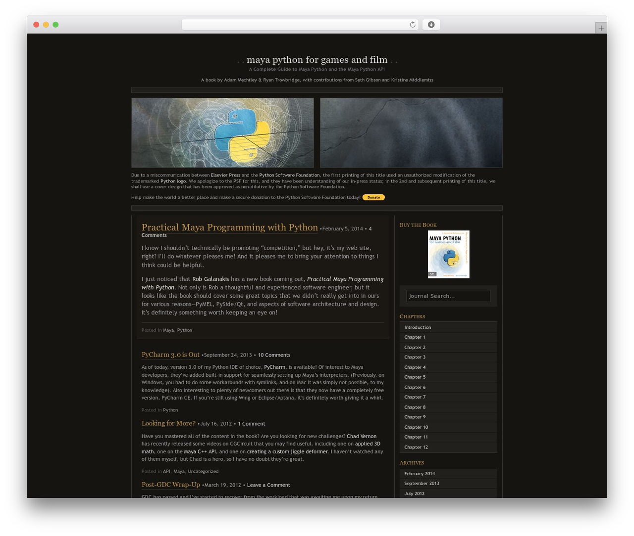 WordPress theme ChaoticSoul - maya-python.com