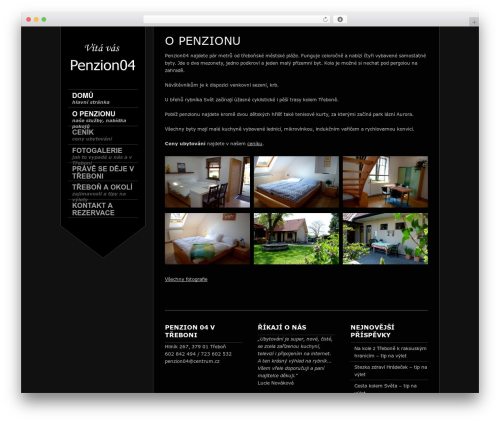 WordPress theme KingSize - penzion04.cz