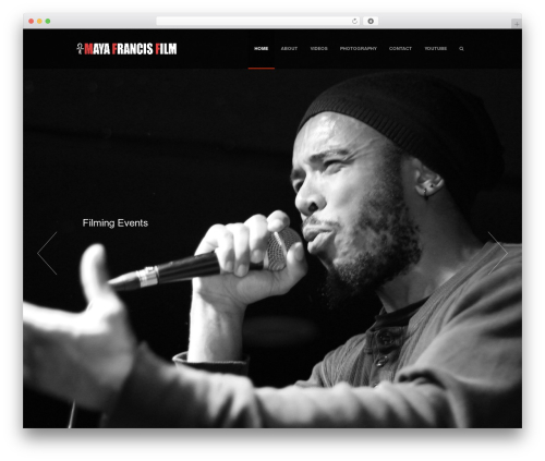 WP theme Supernova - Multi-Purpose Theme - mayafrancisfilm.com