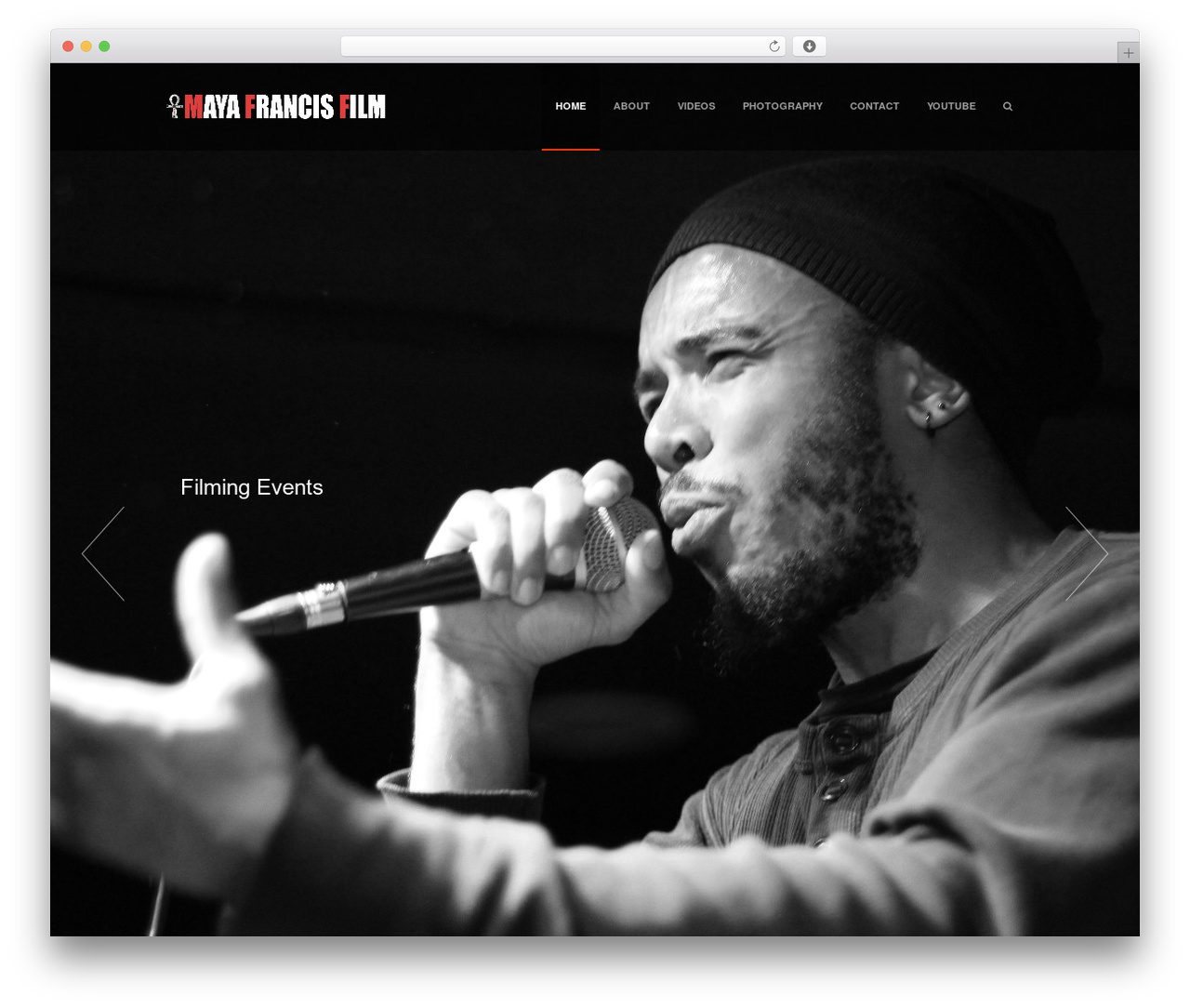 WP theme Supernova - Multi-Purpose Theme - mayafrancisfilm.com