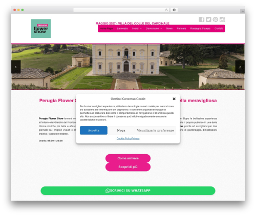 WPEX Elegant WP theme - perugiaflowershow.com