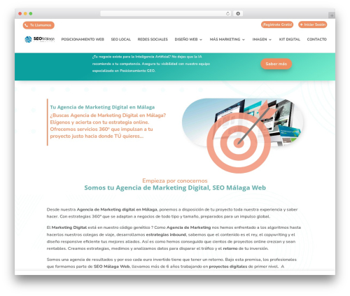Divi WordPress theme - seomalagaweb.com