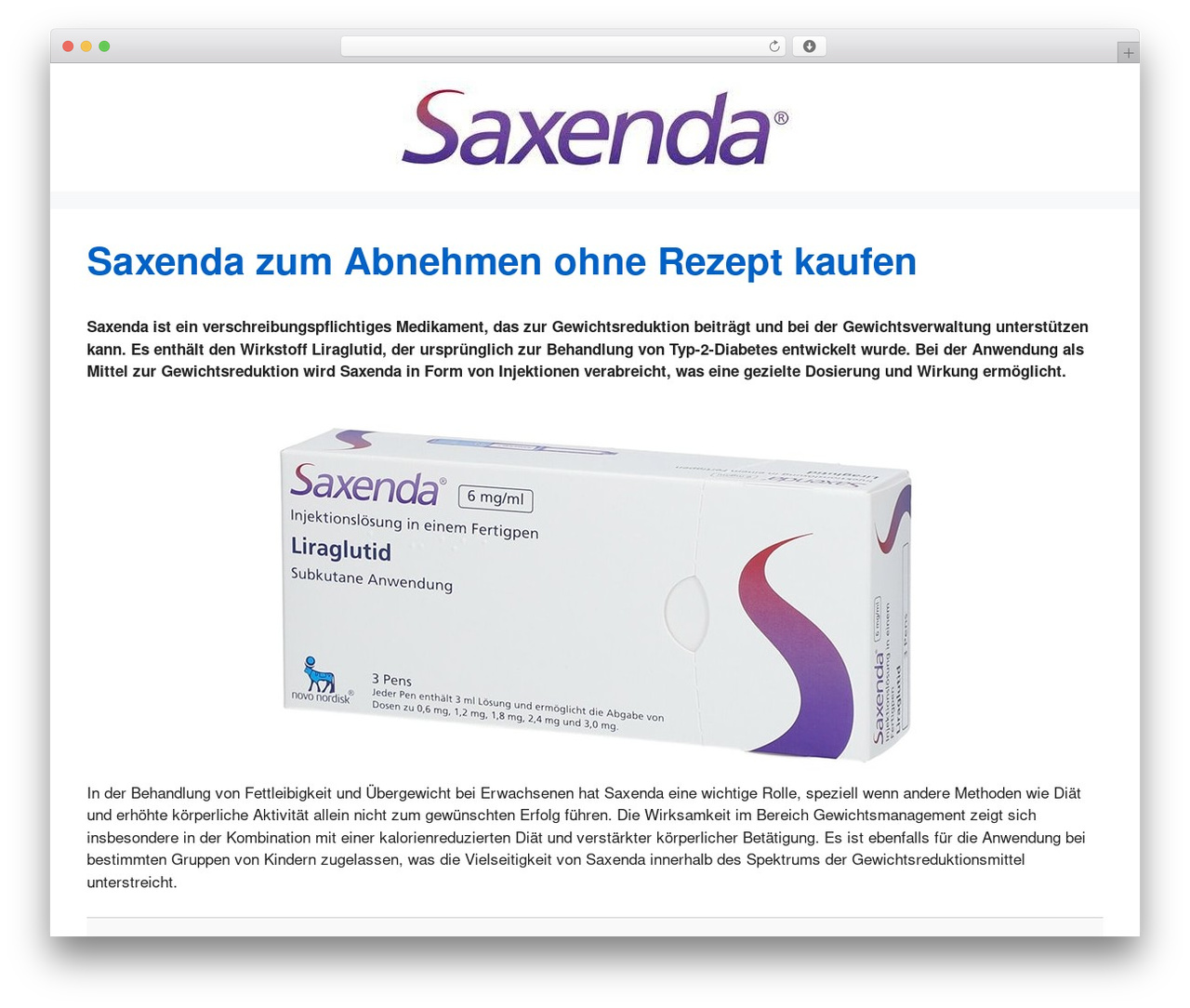 GeneratePress WordPress theme - saxenda.kaufen