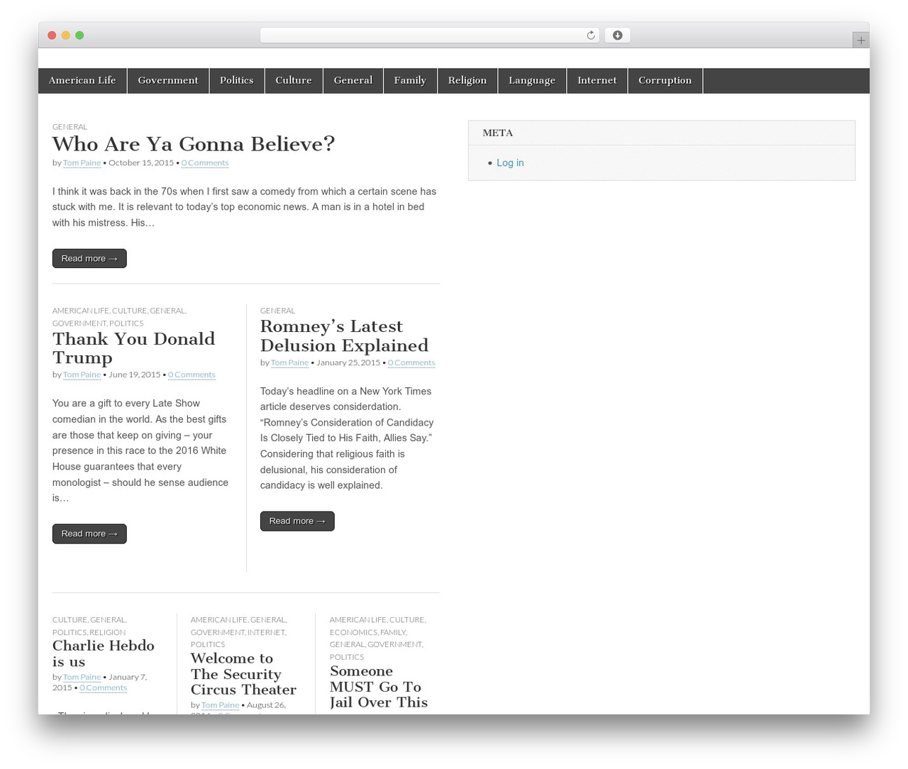 Magazine Basic WordPress theme - pissinginthesoup.com Magazine Basic WordPress theme - pissinginthesoup.com