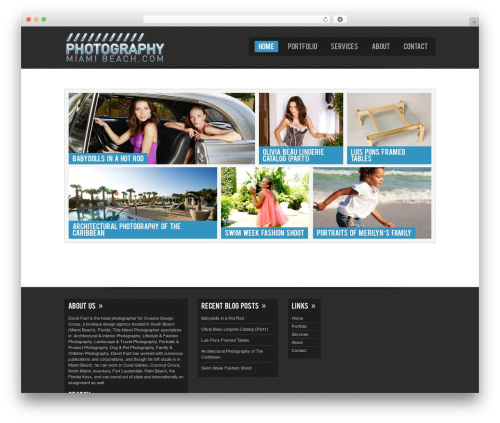Prototype (Light) wallpapers WordPress theme - photographymiamibeach.com