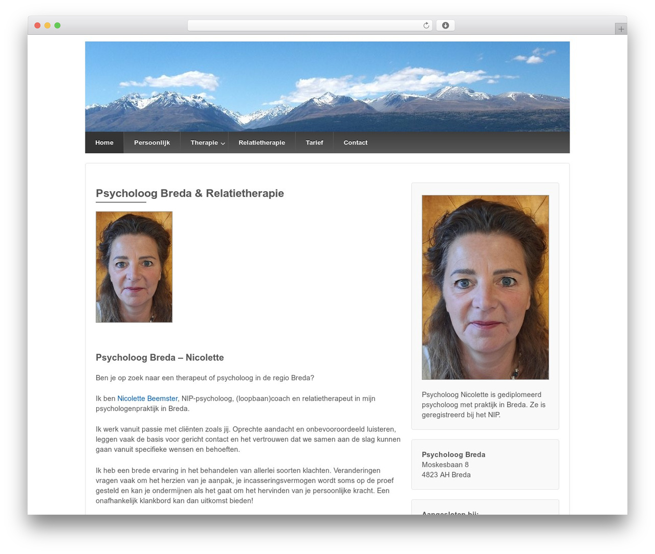 Responsive Pro theme WordPress - therapiebreda.com