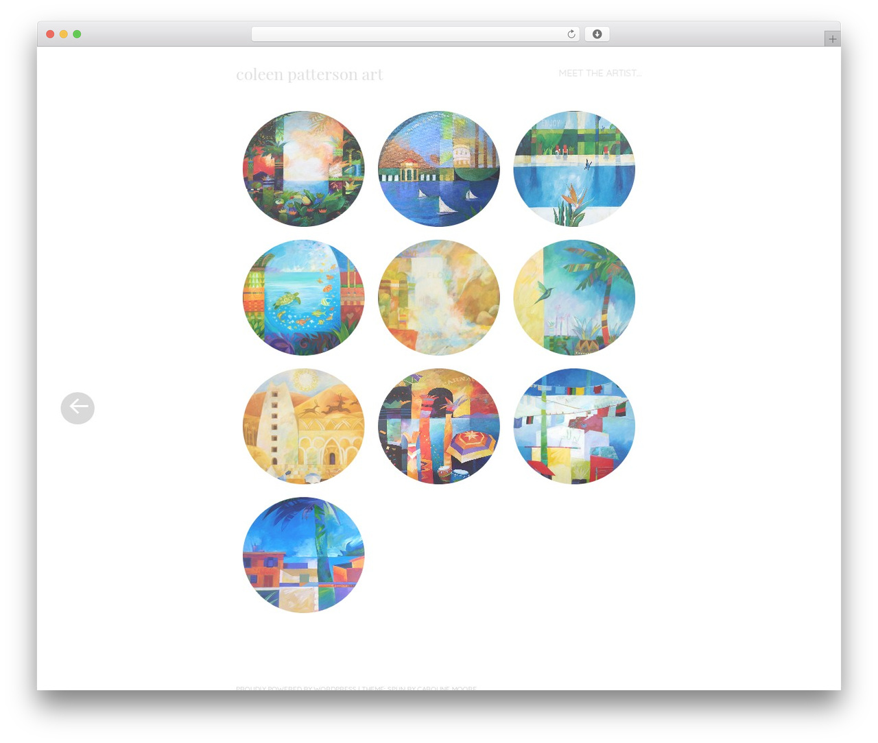 Spun WordPress theme - coleenpatterson.com