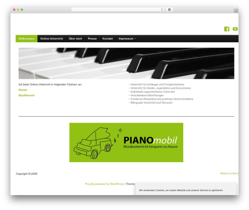 StrapVert WordPress website theme - pianomobil.info