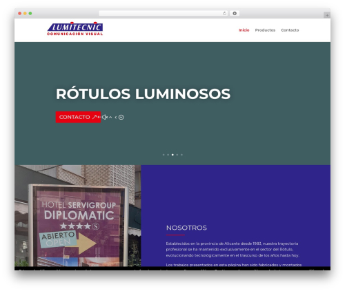 Theme WordPress Divi - lumitecnic.com