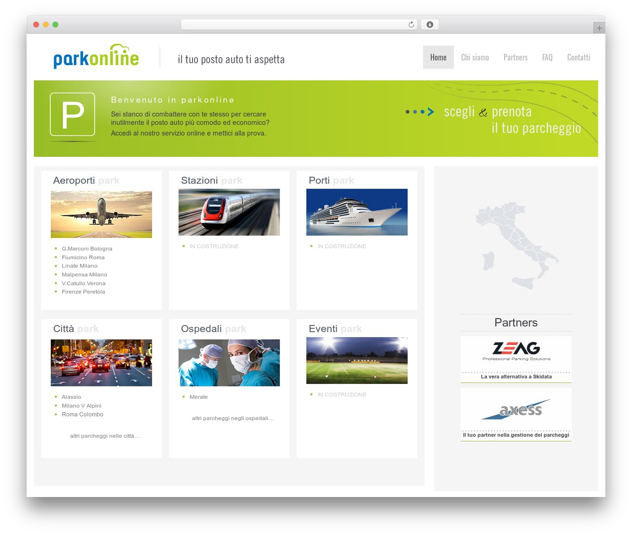 WordPress theme _strap - parkonline.net
