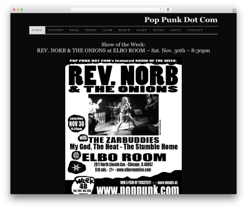 Events calendar WordPress plugin - poppunk.com