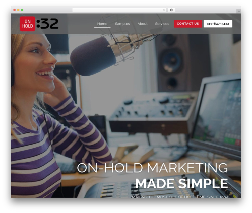 WordPress website theme Thee  WordPress Theme - onhold32.com