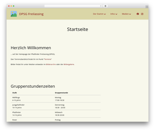 Us core WordPress plugin - pfadfinder-freilassing.de