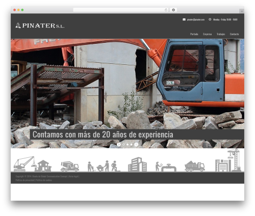 Arche WP theme - pinater.com