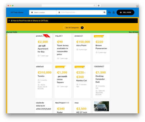 Classified listing toolkits WordPress plugin - 247tudu.com