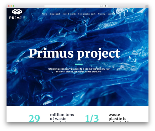 Ecologist theme WordPress - primus-project.eu
